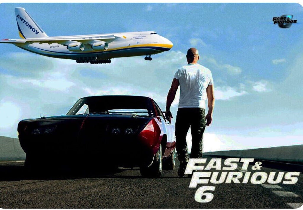 Antonov Airlines An-124 Ruslan x Main Wheel Fast & Furious 6 Prop Coffee table Upcycled airbus boeing speedbird concorde raf mod