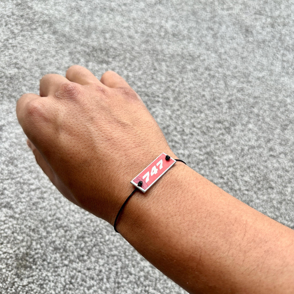 The 747 Bracelet British Airways G-CIVO Fuselage Skin Upcycled Pilot Aviation Aviator Gift Airline Jayyviation