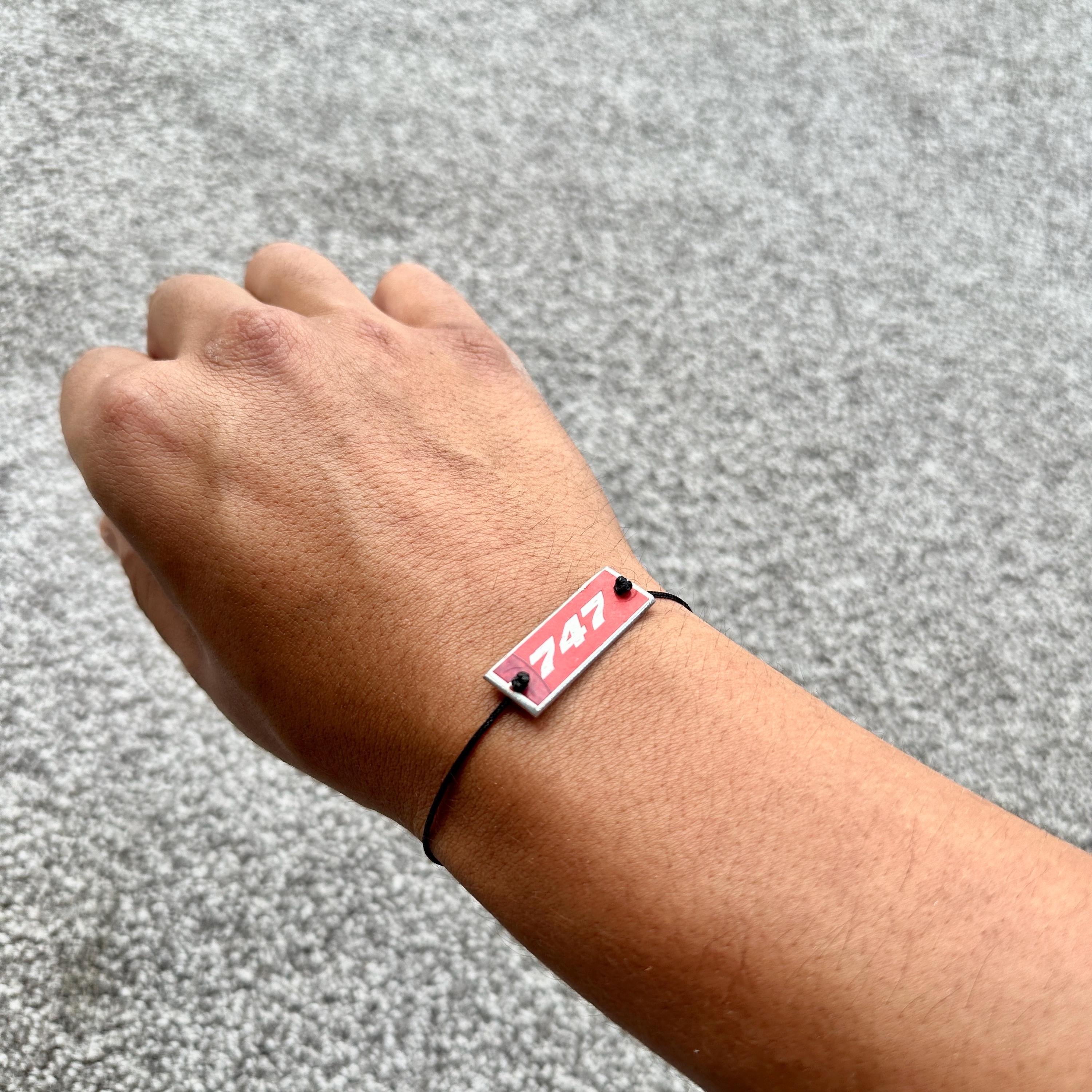 The 747 Bracelet British Airways G-CIVO Fuselage Skin Upcycled Pilot Aviation Aviator Gift Airline Jayyviation