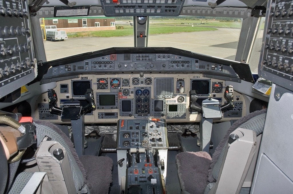 Eastern Airways G-CIHD Captains Cockpit Seat Upcycled Office Desk Chair