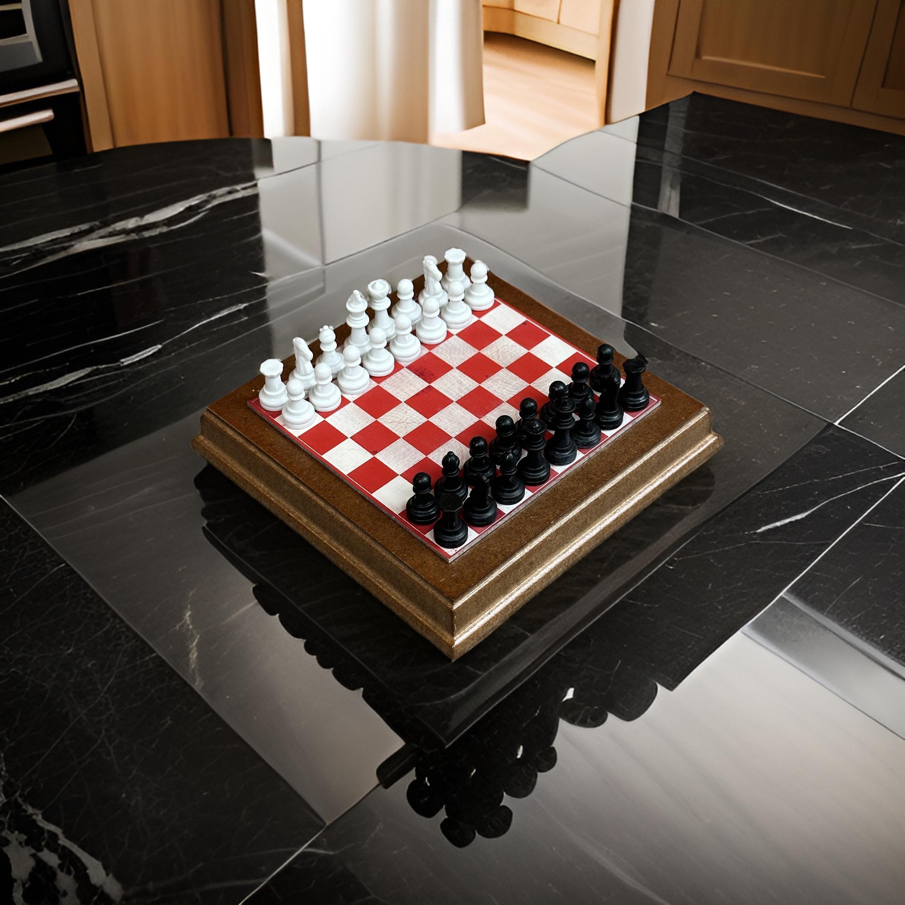 British Airways Boeing 747 Fuselage Cut Chess Board Set World’s First Collectible Airbus memorabilia Pilot gift engraved