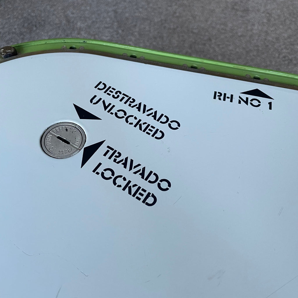Embraer ERJ 145 Reg- CS-TPH Tap Portugal Airlines Fuel Tank Access Panel Upcycled Coffee/Side Table