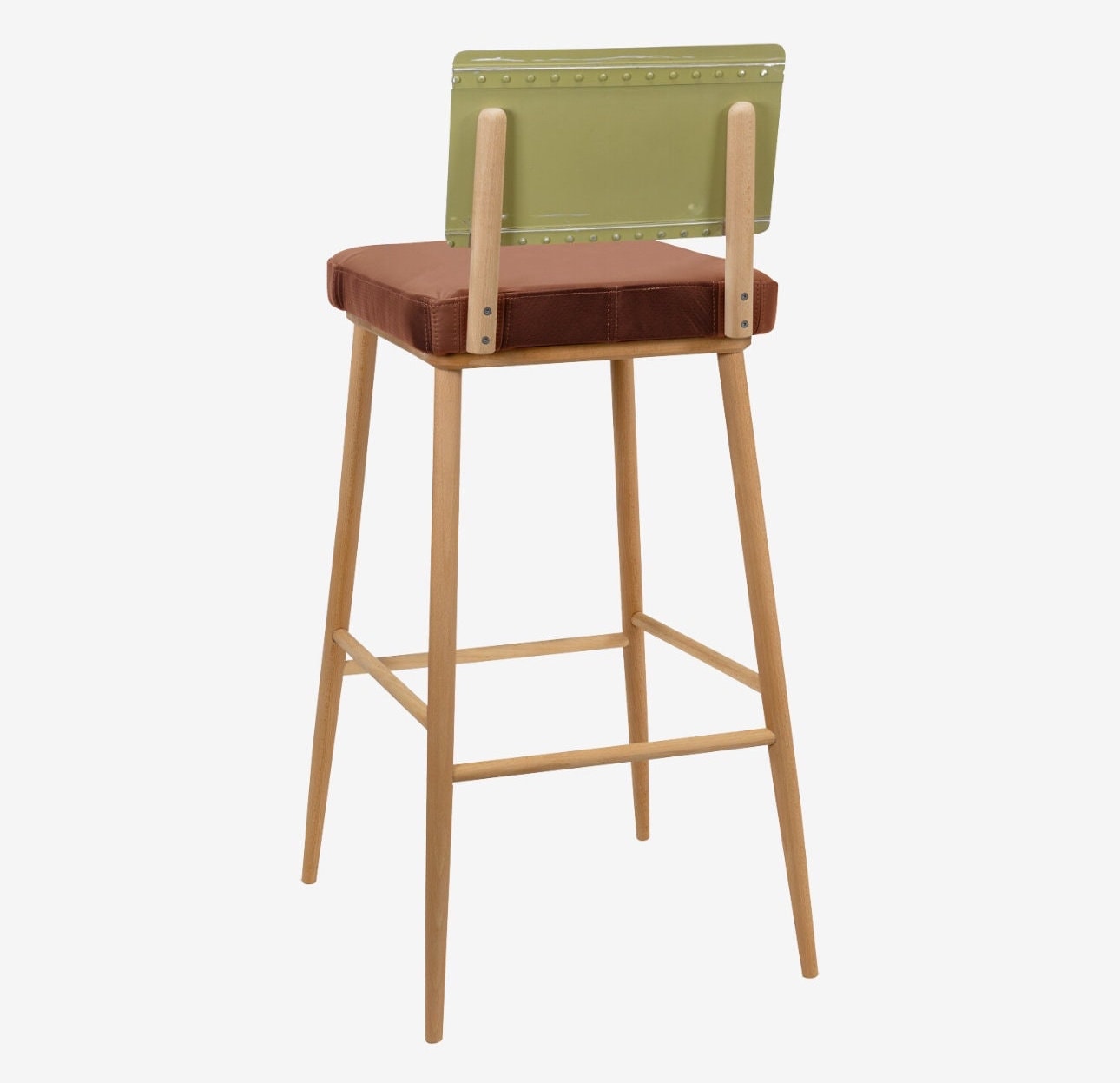 British Airways Airbus A320 G-MIDY Upcycled Bar Stool Chair fuselage Skin Cut Airline Aviation  Boeing Gift Plane Aircraft Aviator BMI Baby