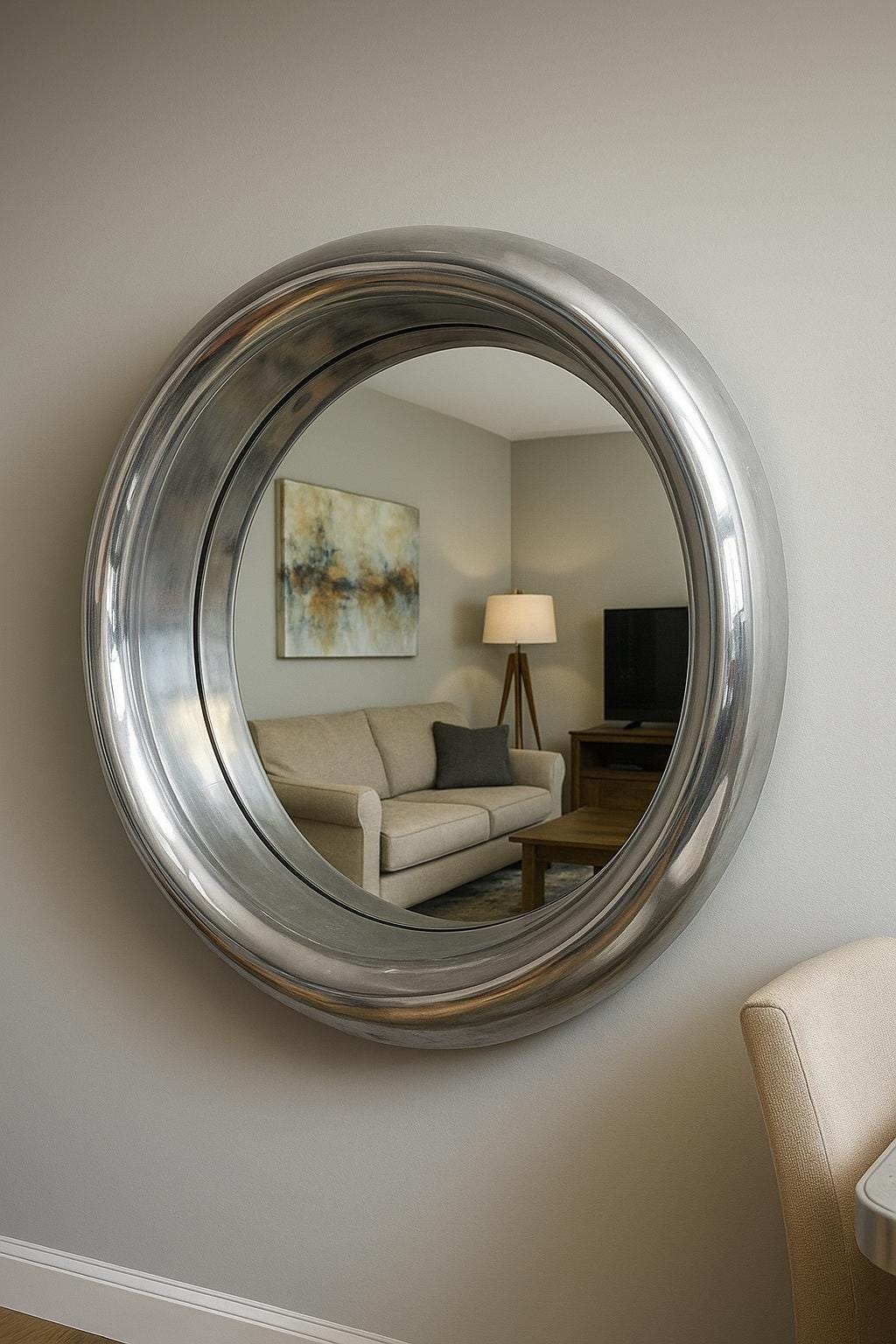 Airbus A320 Jet Engine Mirror | Aviation Wall Art | Polished Aluminium Aircraft Decor British Airways Thrust Pilot Crew London Heathrow IAE
