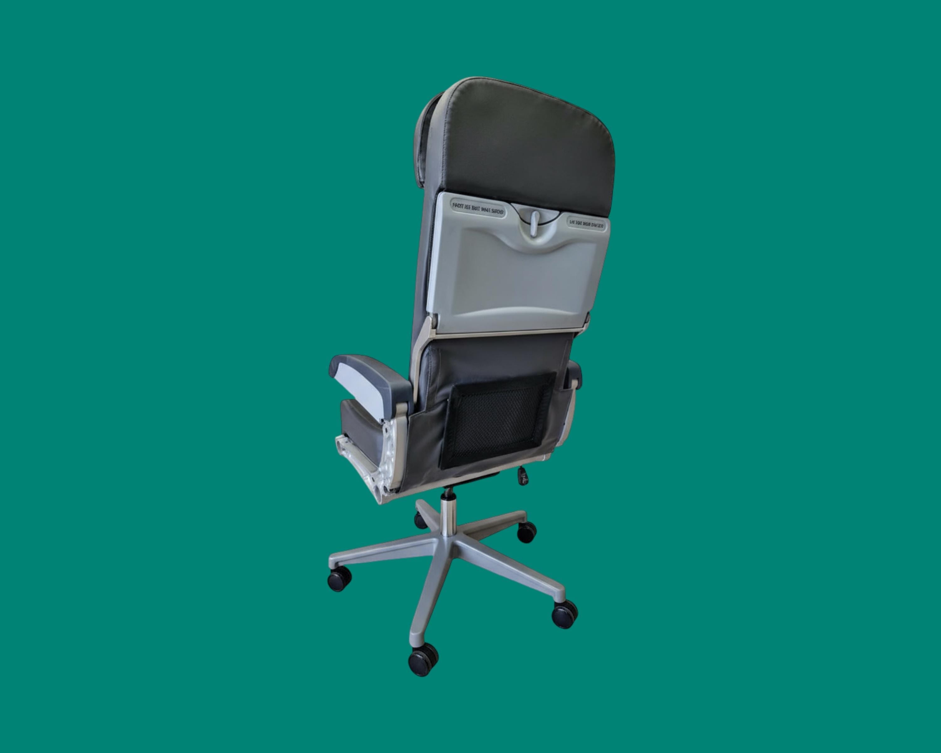 Aer Lingus Airbus EI-CVB A320 Seat Upcycled Office Desk Chair Airbus boeing