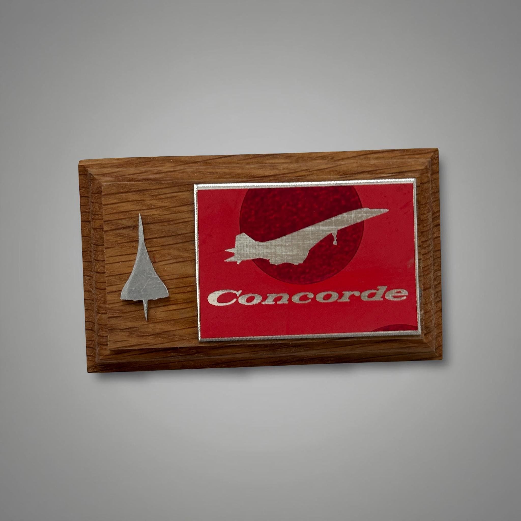 Concorde Mach 2 Upcycled Ornament Fuselage Paperweight adour boeing airbus pilot aviator Wood Oak