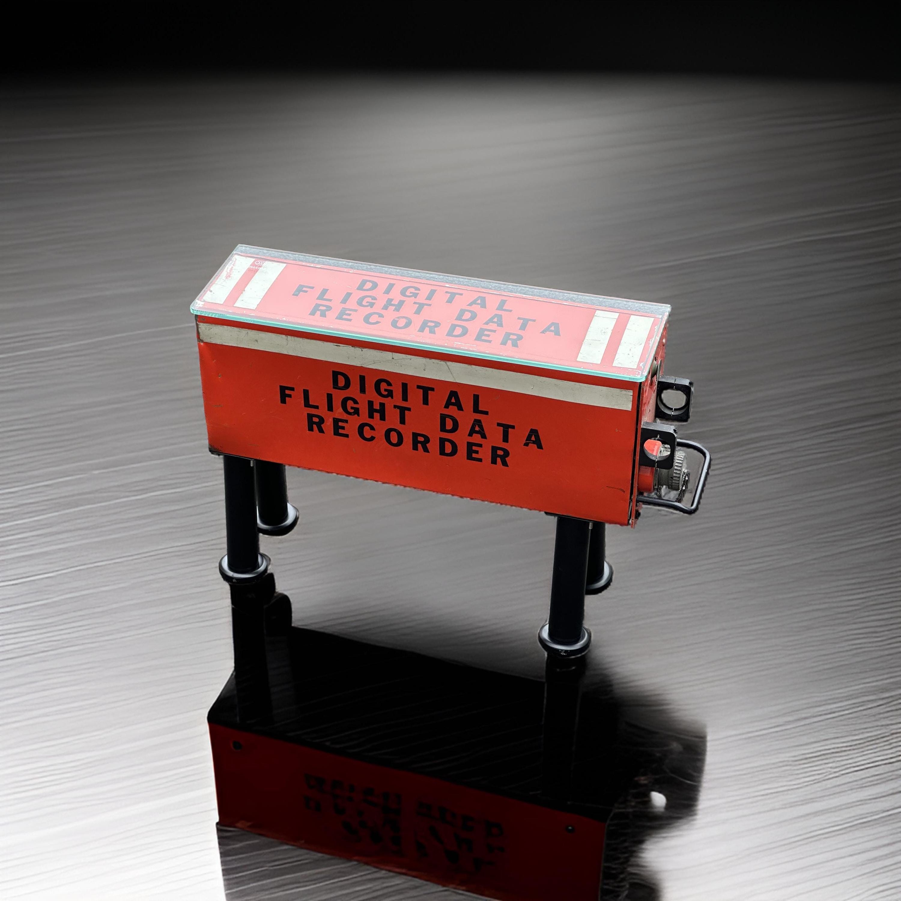 Black Box Flight Data Recorder Coffee Table fuselage Airline Aviation Upcycle Boeing Gift Plane Aircraft Aviator Pilot A319 SAS 146 Avro BAE
