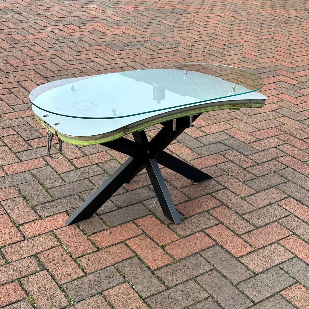 ZH102 Royal Air Force Boeing E-3d Sentry Access Door Aew1 Coffee Table Gift Airline Aviation Upcycle Mirror Plane Aviator