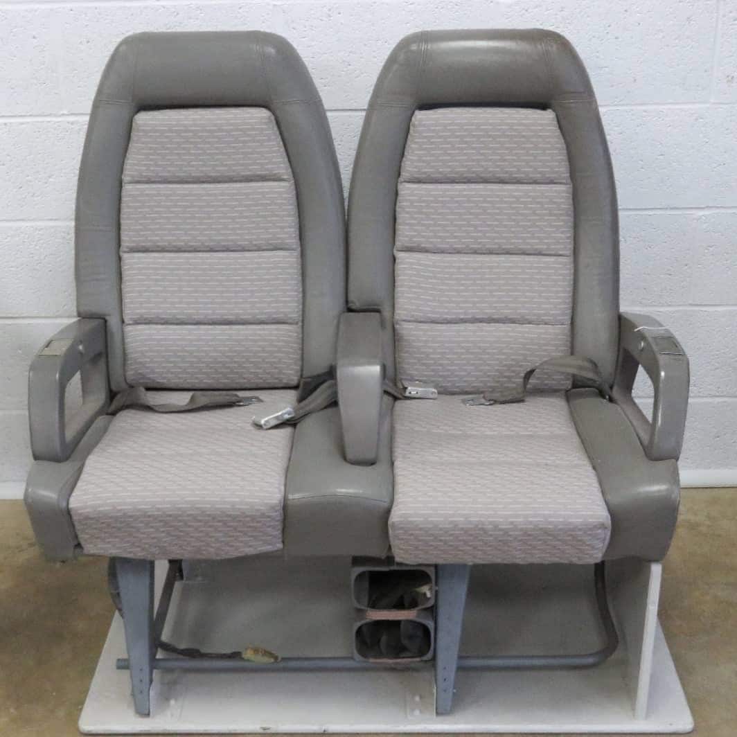 British Airways Concorde Double Leather Seat G-BOAA