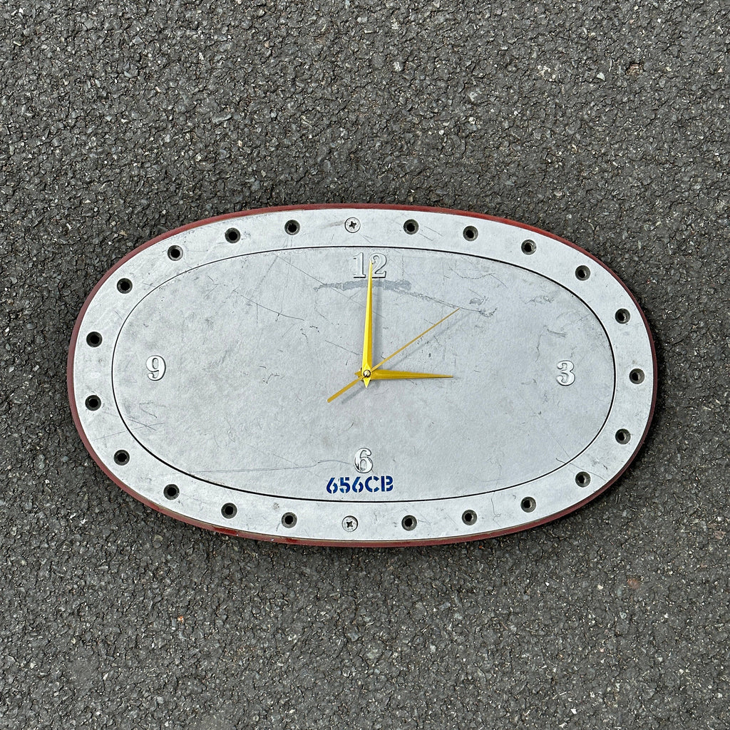 British Airways G-CIVI Boeing 747 Clock Wing Fuel  Access Panel Laser Engraved Airline Aviation Upcycle Boeing Gift Plane Aircraft Aviator