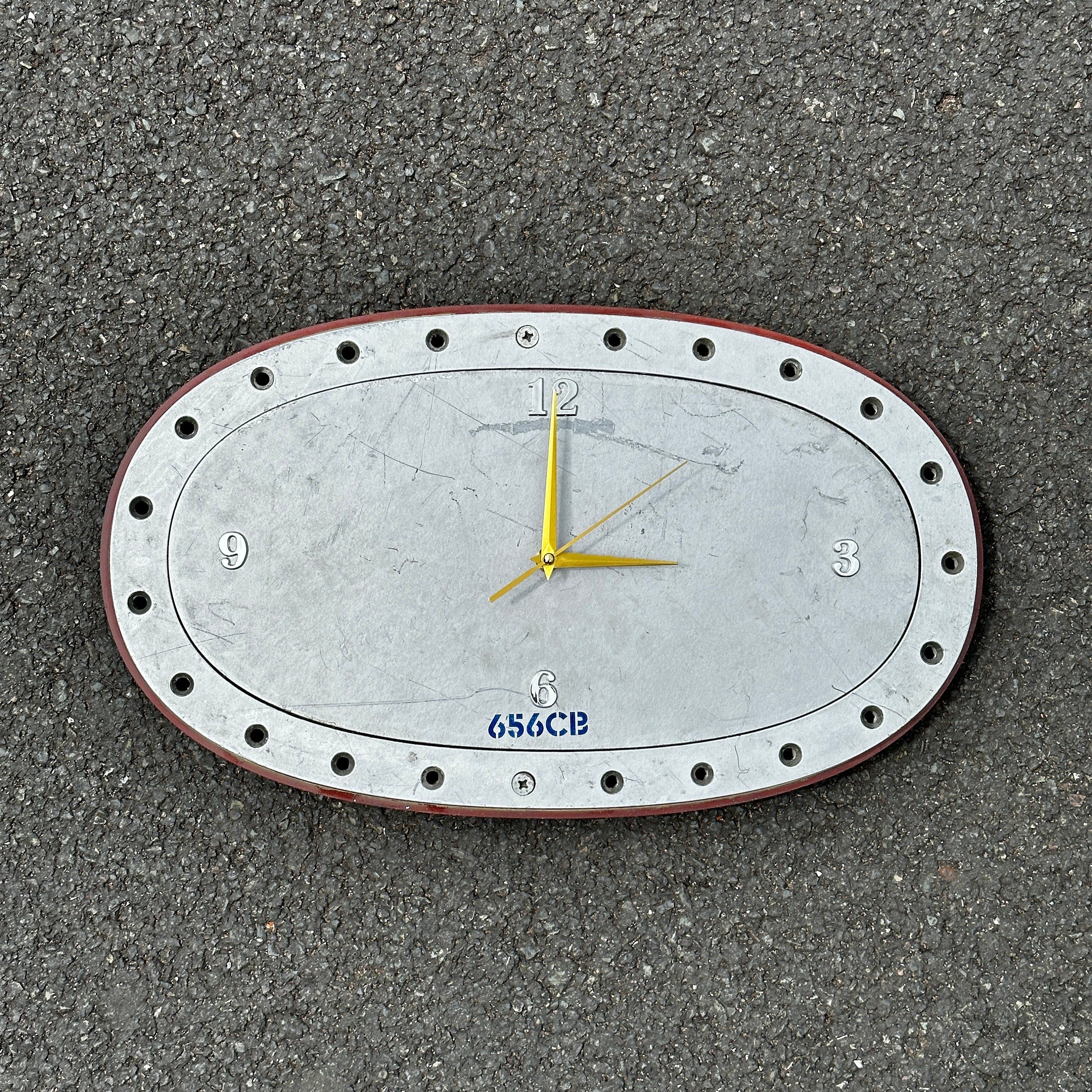 British Airways G-CIVI Boeing 747 Clock Wing Fuel  Access Panel Laser Engraved Airline Aviation Upcycle Boeing Gift Plane Aircraft Aviator