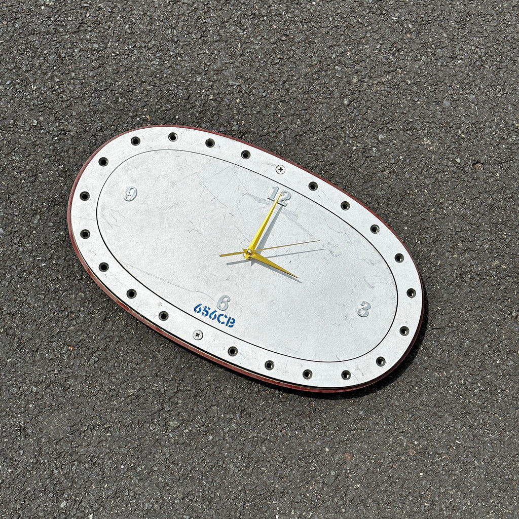 British Airways G-CIVI Boeing 747 Clock Wing Fuel  Access Panel Laser Engraved Airline Aviation Upcycle Boeing Gift Plane Aircraft Aviator