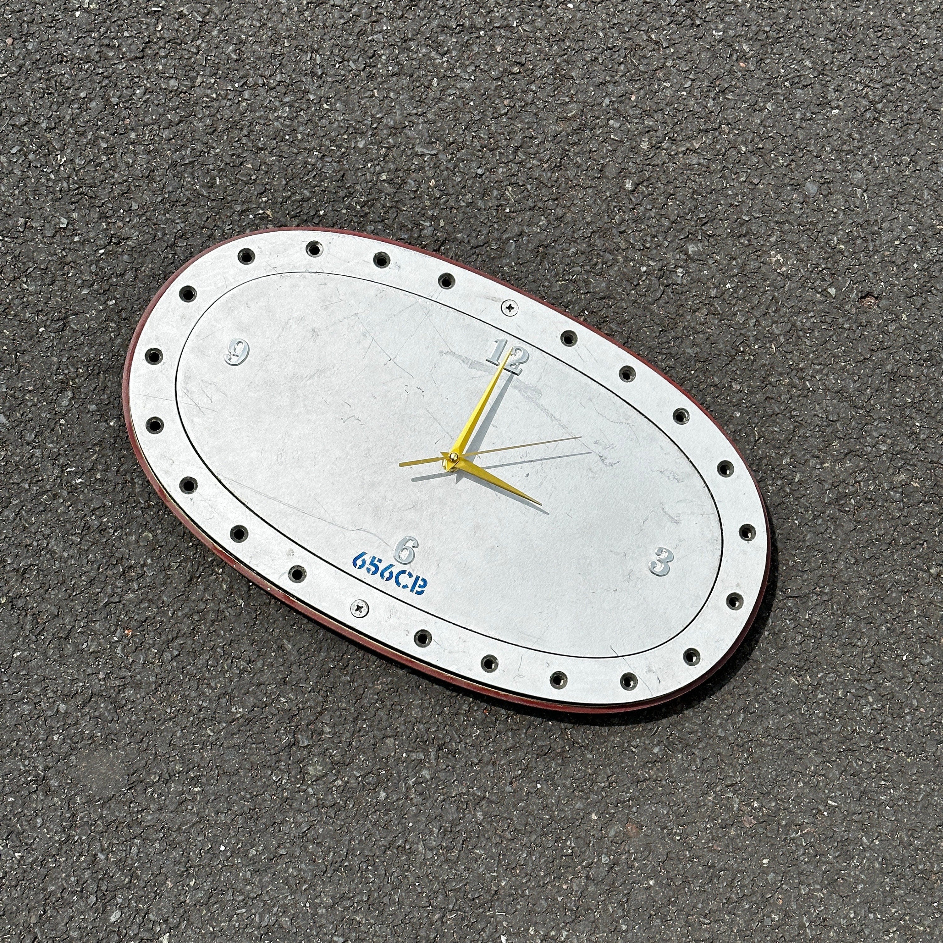 British Airways G-CIVI Boeing 747 Clock Wing Fuel  Access Panel Laser Engraved Airline Aviation Upcycle Boeing Gift Plane Aircraft Aviator