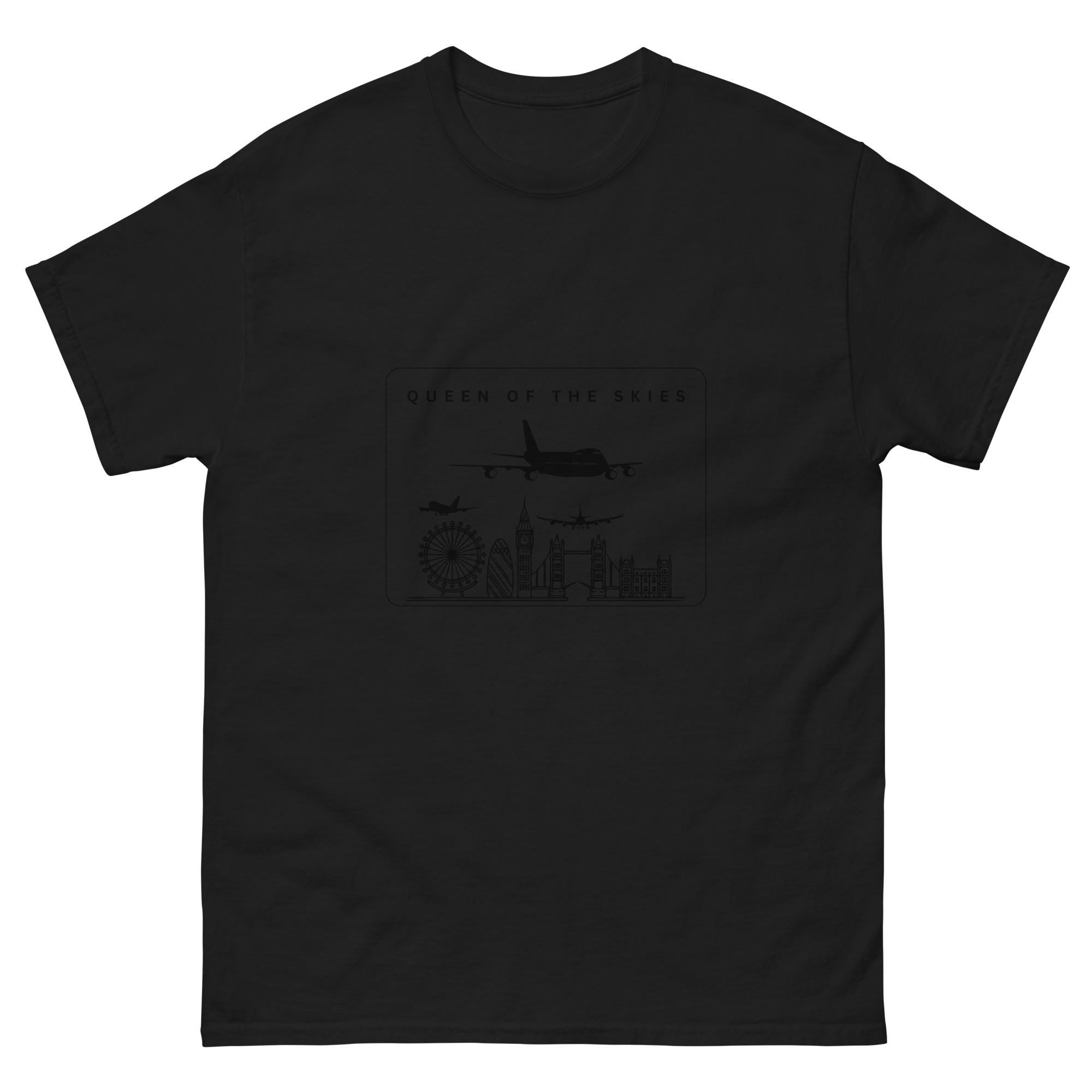 Boeing 747 Queen of the Skies Aviation T-Shirt - Iconic Jumbo Jet Graphic Tee