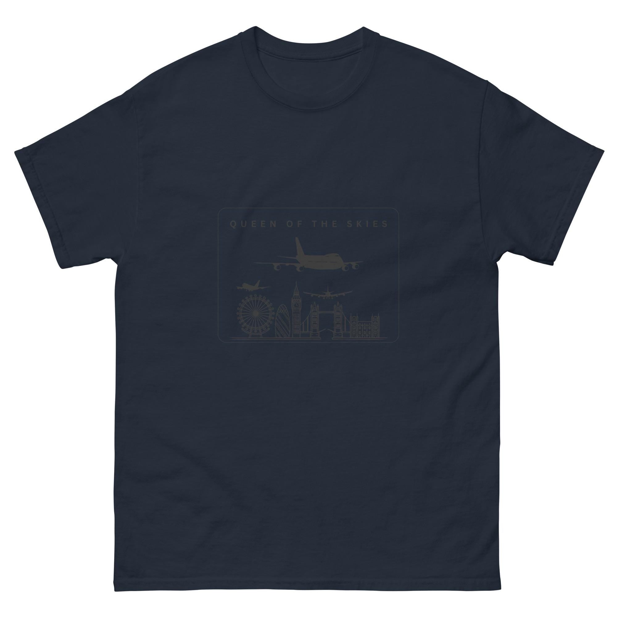 Boeing 747 Queen of the Skies Aviation T-Shirt - Iconic Jumbo Jet Graphic Tee