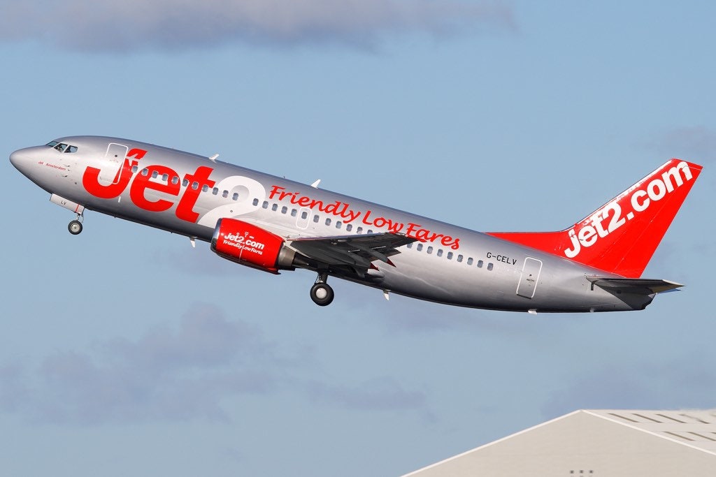 Jet2 Airways G-CELV Boeing 737 Engraved fuselage Cut Airline Aviation Upcycle Boeing Gift Plane Aircraft Aviator