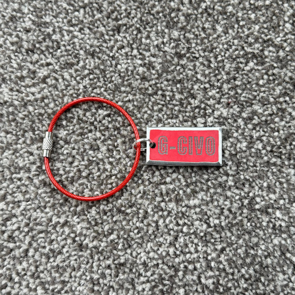 British Airways Boeing 747 G-CIVO Reg Fuselage Cut Luggage Tag Keychain Keyring Plaque  Collectible Airbus memorabilia Pilot gift engraved