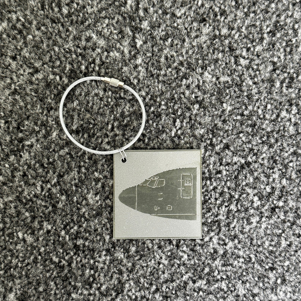 Jet2 Boeing 737 G-CELV Fuselage Cockpit Cut Luggage Tag Keychain Keyring Plaque  Collectible Airbus memorabilia Pilot gift engraved Laser