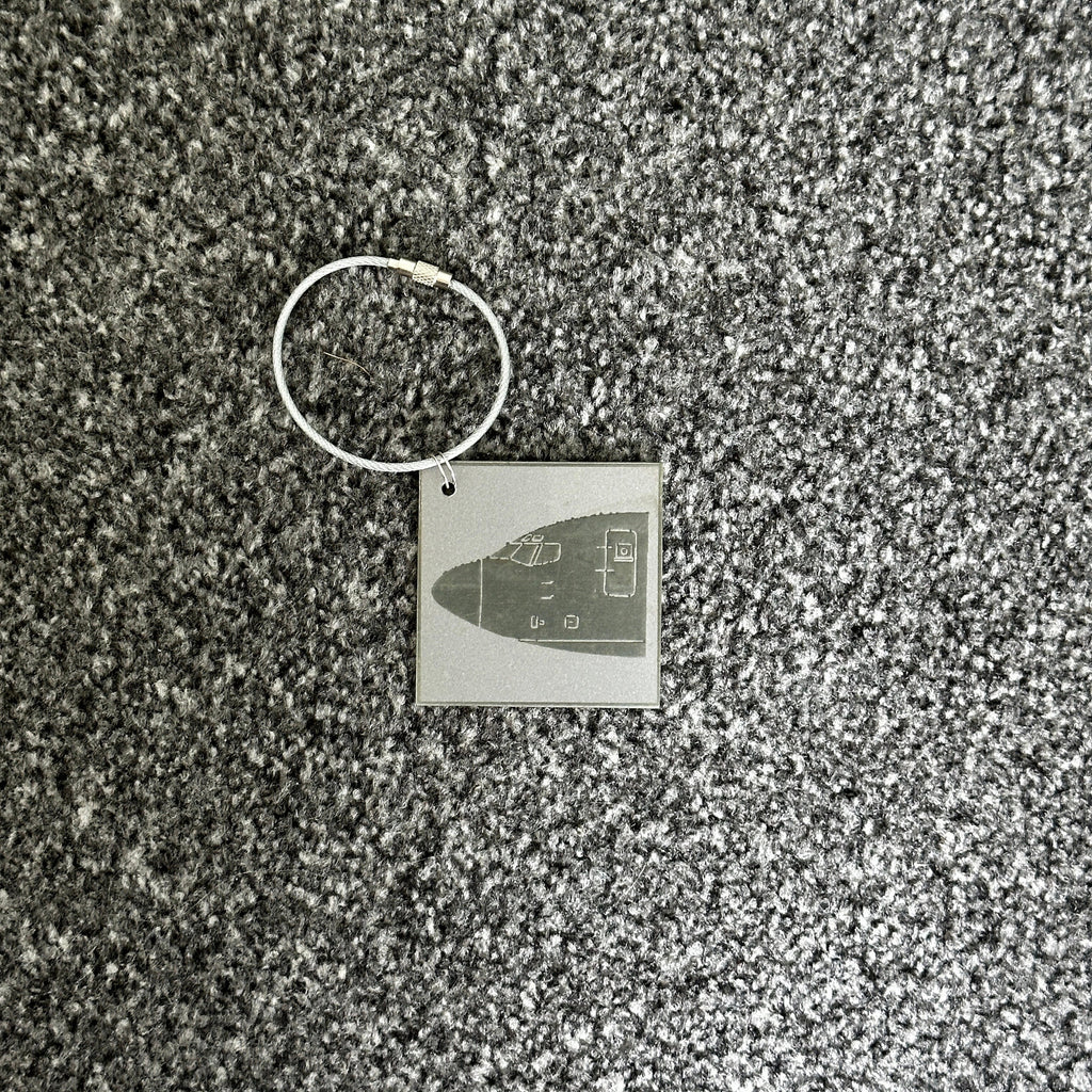 Jet2 Boeing 737 G-CELV Fuselage Cockpit Cut Luggage Tag Keychain Keyring Plaque  Collectible Airbus memorabilia Pilot gift engraved Laser