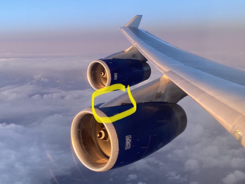 British Airways G-CIVL Boeing 747 Engine Pylon Forward Fairing Airline Aviation Upcycle Boeing Gift Plane Aircraft Aviator