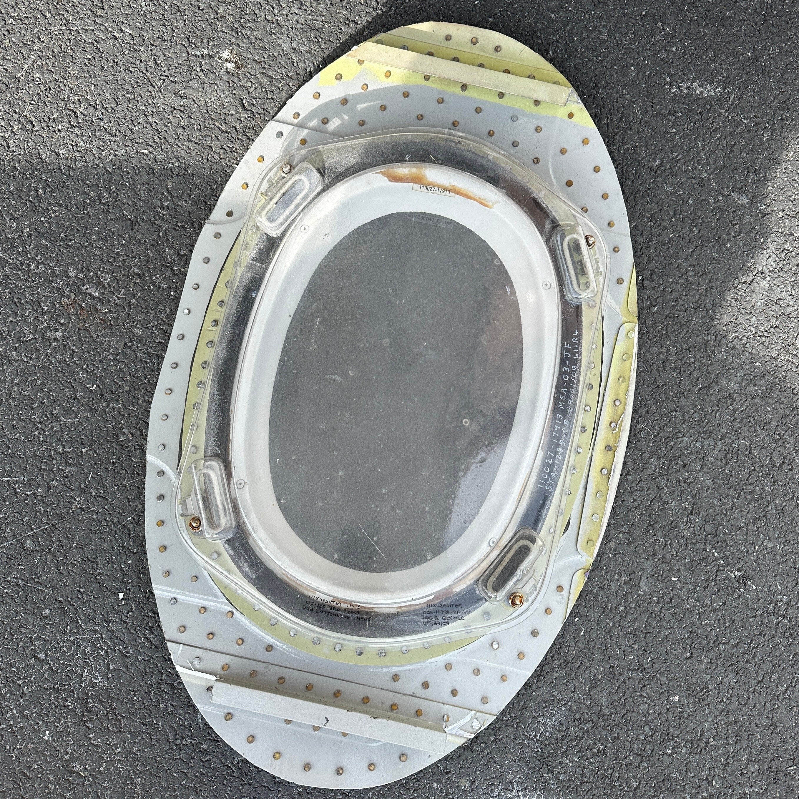 Royal Air Force Vickers VC10 ZA147 Emergency Fuselage Window Cut gift Airline Aviation Upcycle Boeing Plane Aviator