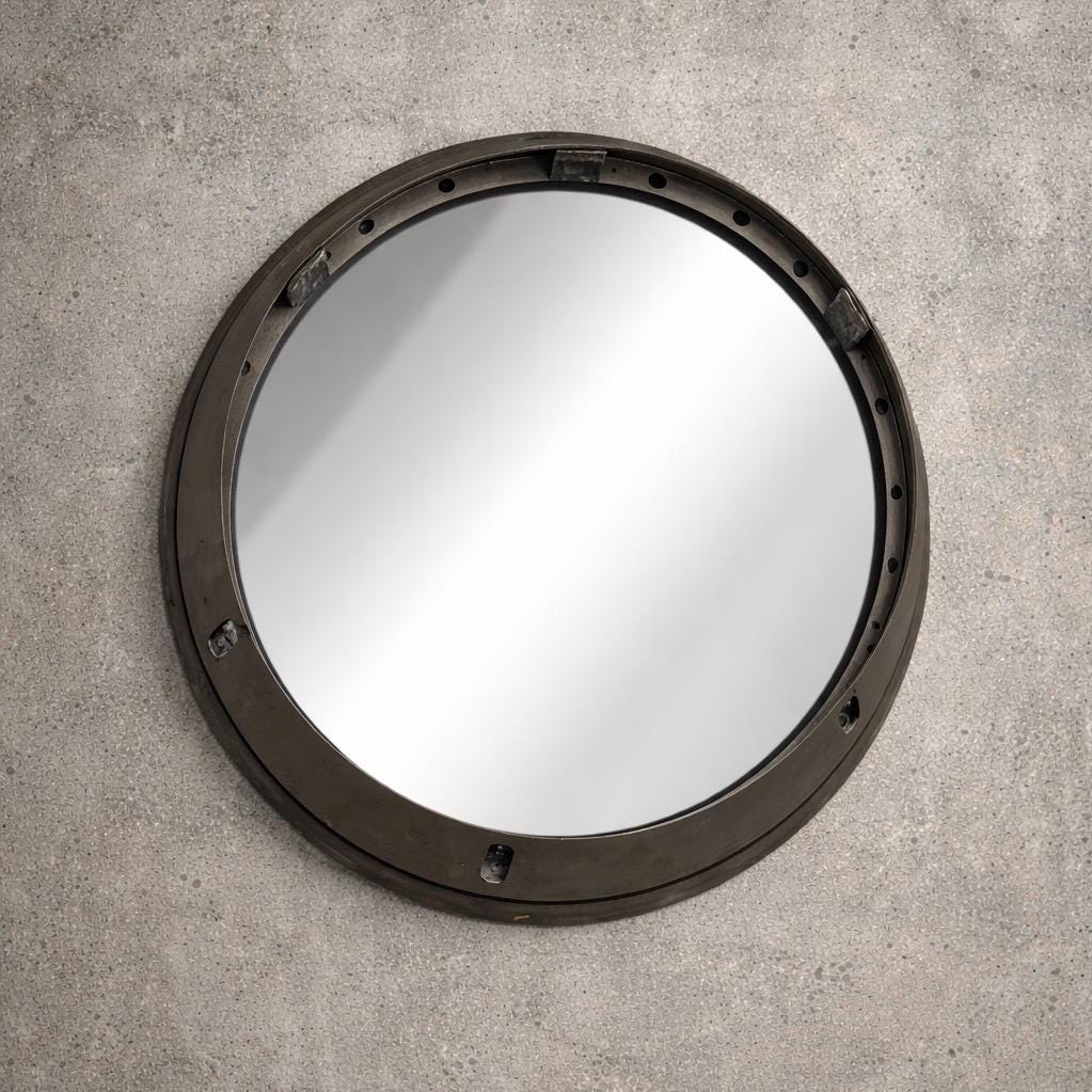 British Airways G-CIVO Boeing 747 Rolls Royce RB211 Jet Engine Spinner Housing Wall Mirror  irline Aviation Upcycle Plane Aircraft Aviator