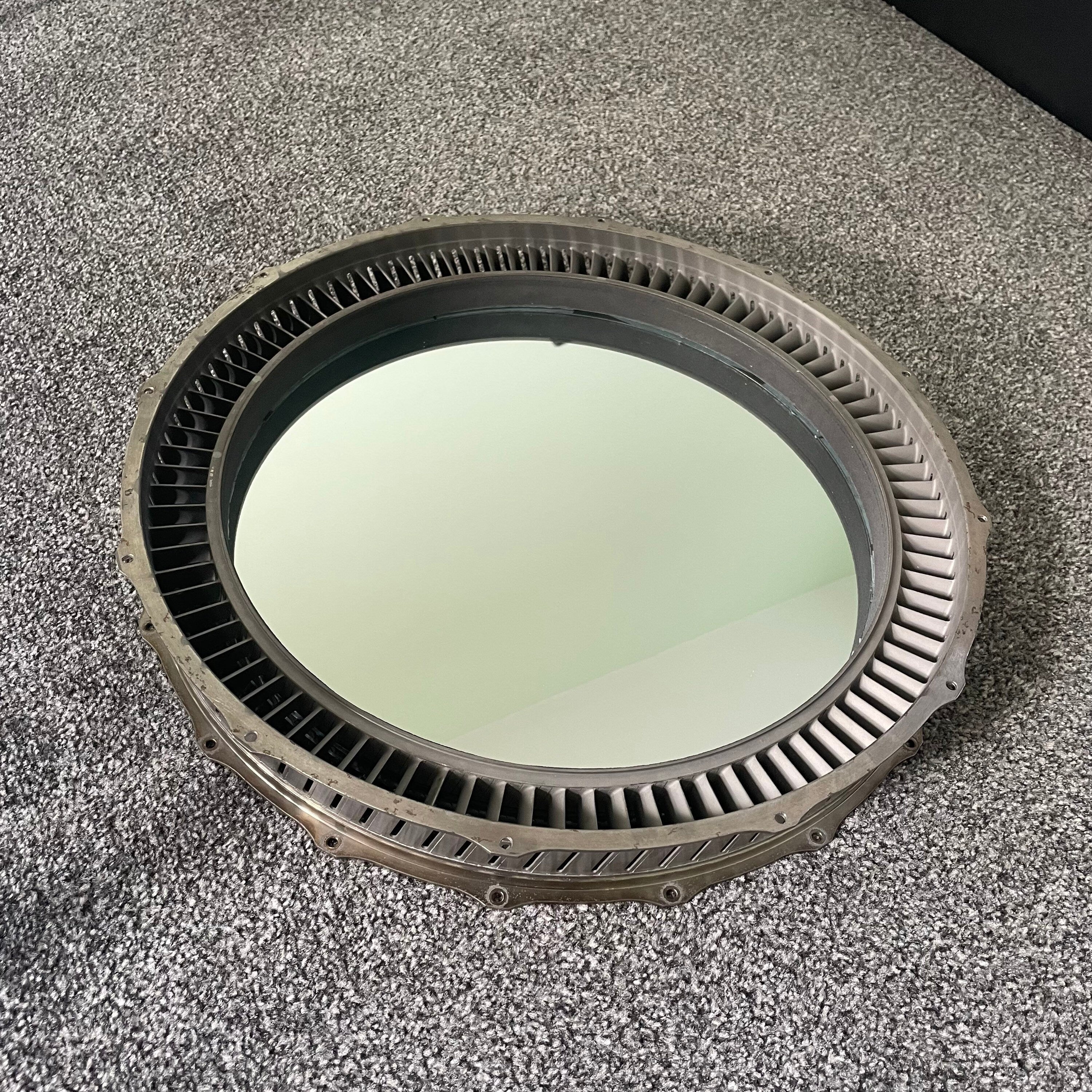 Rolls Royce Turbomeca Adour Compressor Vane Wall Mirror Jet Engine Raf Tornado Panavia
