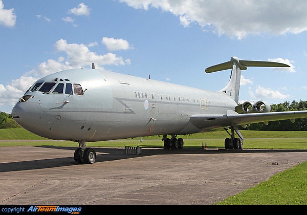 Royal Air Force Vickers VC10 ZA147 Blank Window Clock Cut gift Airline Aviation Upcycle Boeing Plane Aviator