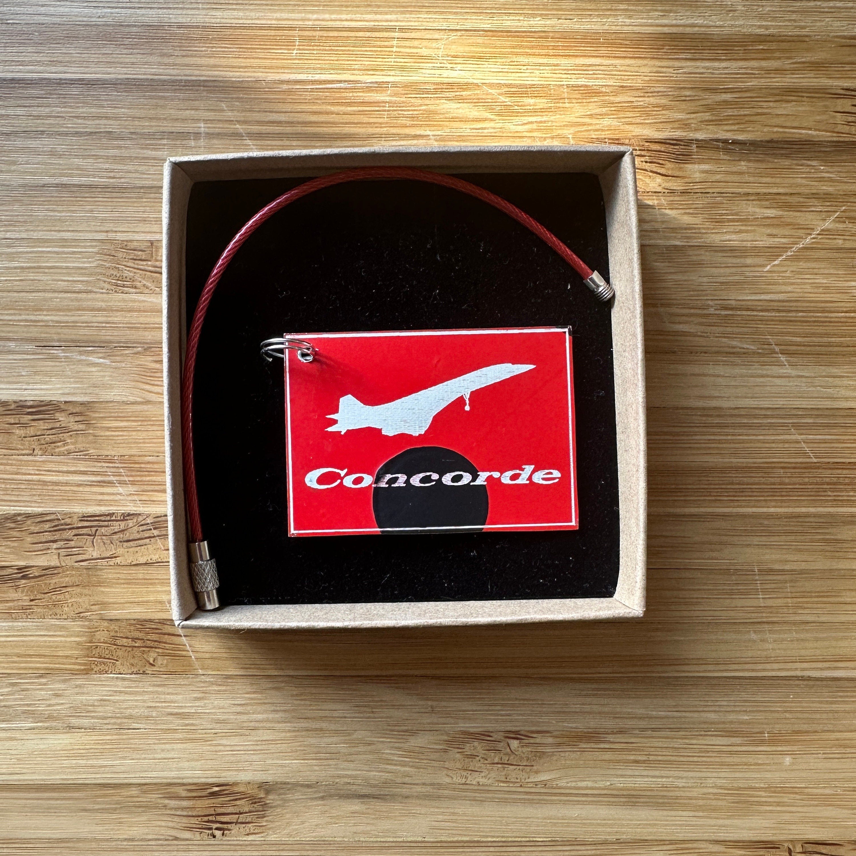 British Airways Concorde Boeing 747 G-CIVD Fuselage Cut Luggage Tag Keychain Keyring  Collectible Airbus Concorde Pilot gift cabin crew IFM