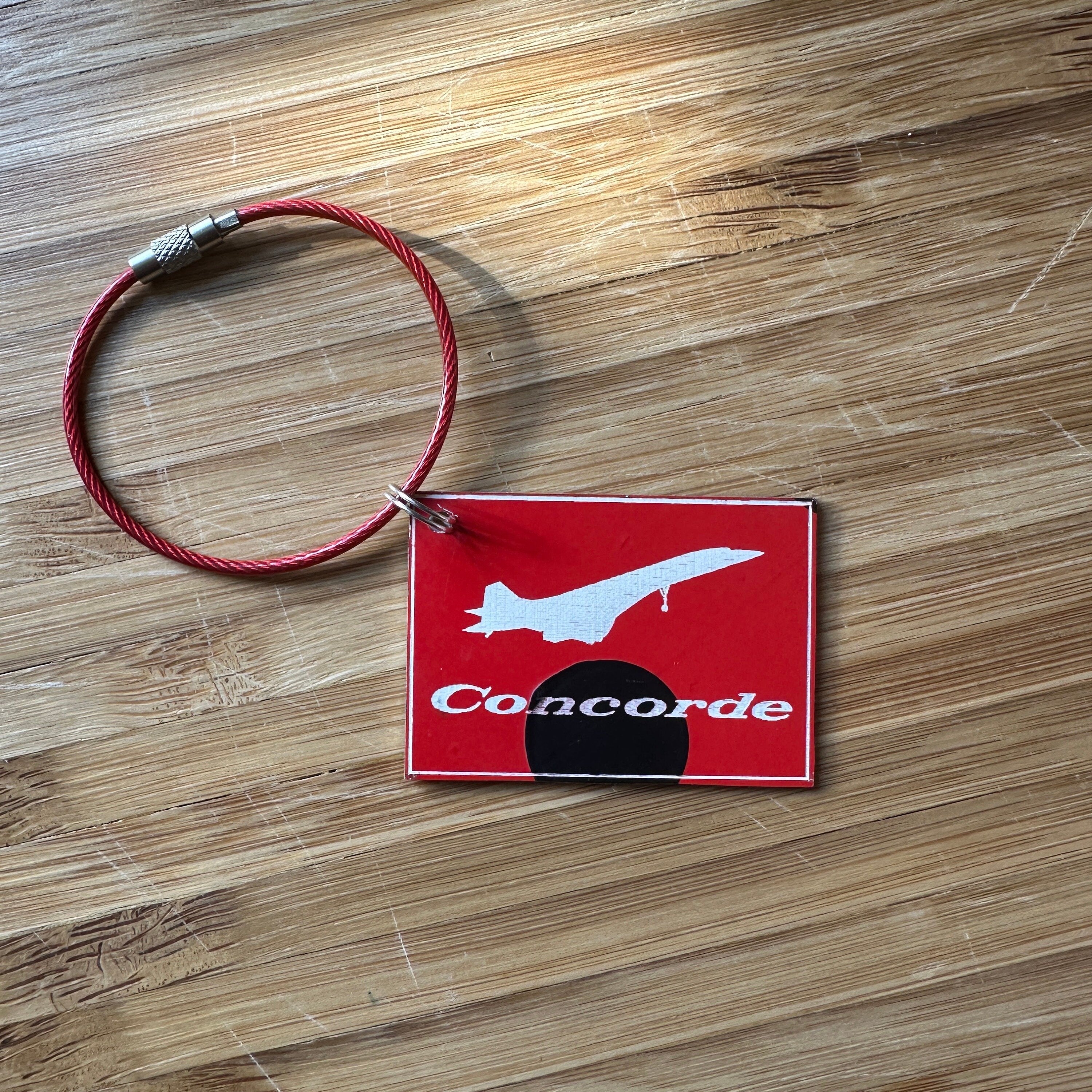 British Airways Concorde Boeing 747 G-CIVD Fuselage Cut Luggage Tag Keychain Keyring  Collectible Airbus Concorde Pilot gift cabin crew IFM