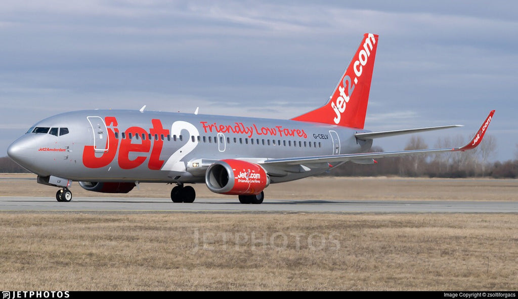 Jet2 Boeing 737 G-CELV Fuselage Cut Luggage Tag Keychain Keyring Plaque  Collectible Airbus memorabilia Pilot gift engraved Laser