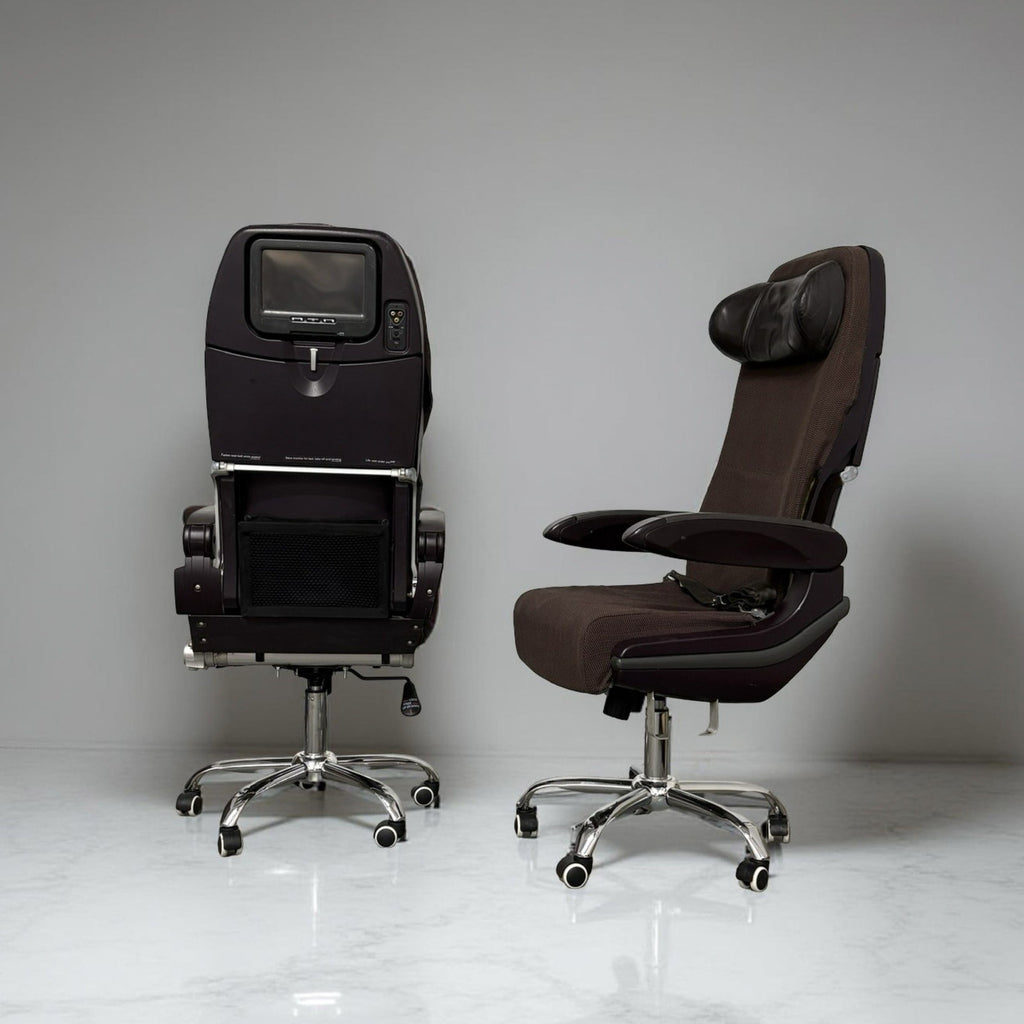 Virgin Atlantic Boeing 747 G-VXLG Upcycled Office Chair Jumbo Economy Aviation