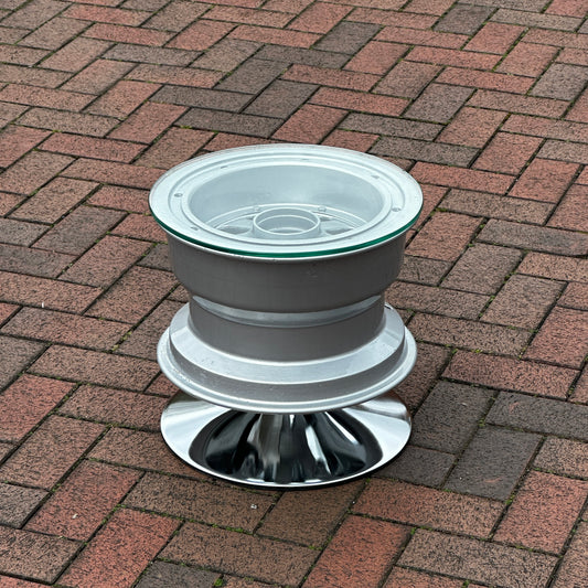 Boeing Stearman / B25/B29 Superfortress Wheel Coffee table Upcycled airbus boeing speedbird concorde raf mod