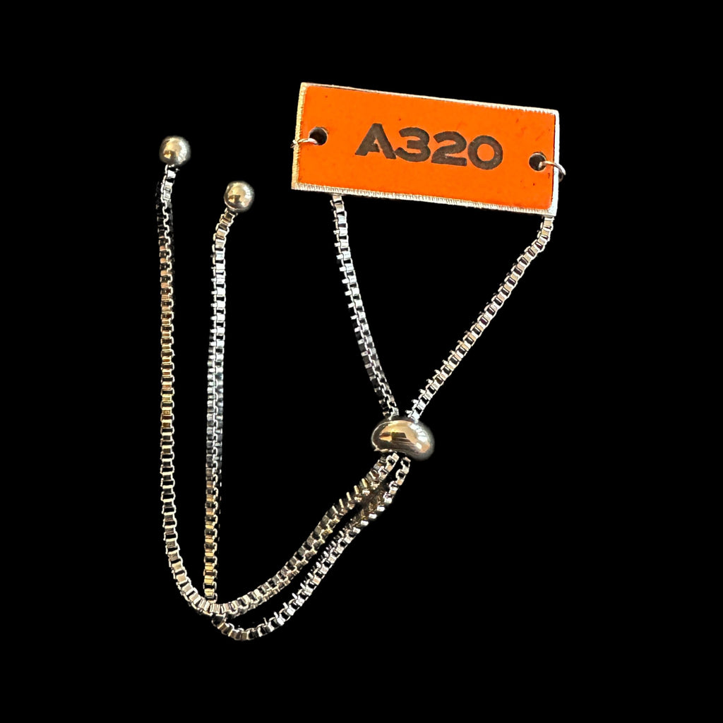 The Ezy Bracelet Easyjet Airbus A319 G-EZII A320 A321 Fuselage Skin Upcycled Pilot Aviation Aviator Gift Airline Jayyviation Jet