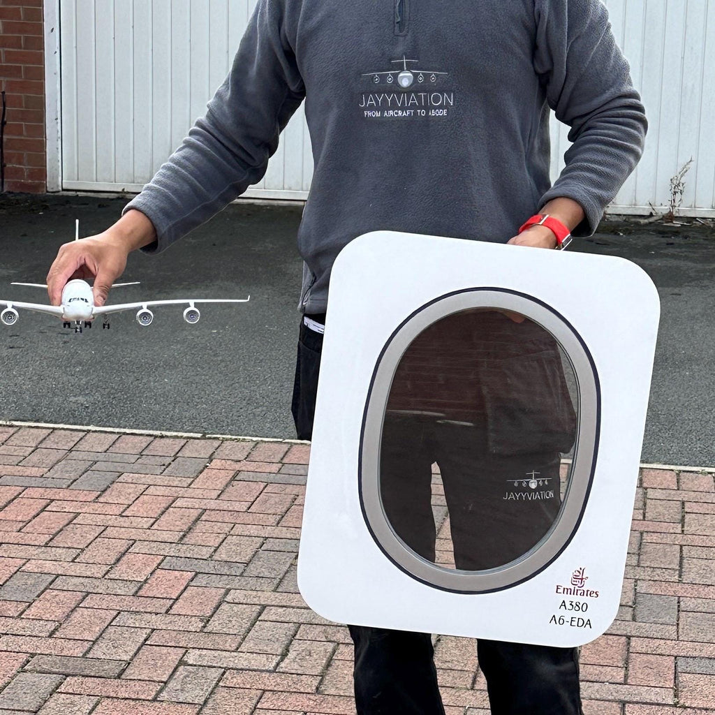 Emirates Airbus A380 A6-EDA Window Blind Airline Aviation Upcycle Boeing Gift Plane Aircraft Aviator First A380-800 Business First