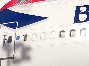 British Airways  G-CIVU Boeing 747 Window fuselage Cut Airline Aviation Upcycle Boeing Gift Plane Aircraft Aviator