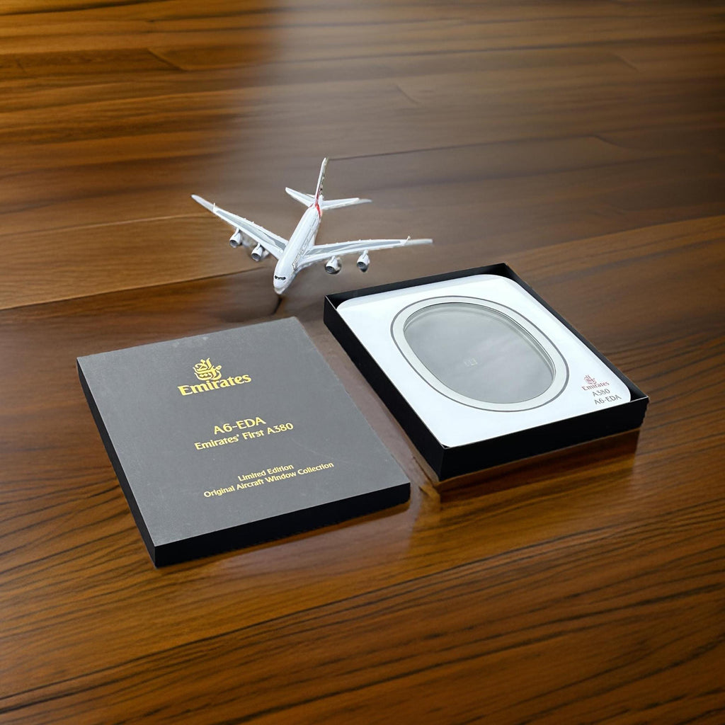 Emirates Airbus A380 A6-EDA Window Blind Airline Aviation Upcycle Boeing Gift Plane Aircraft Aviator First A380-800 Business First