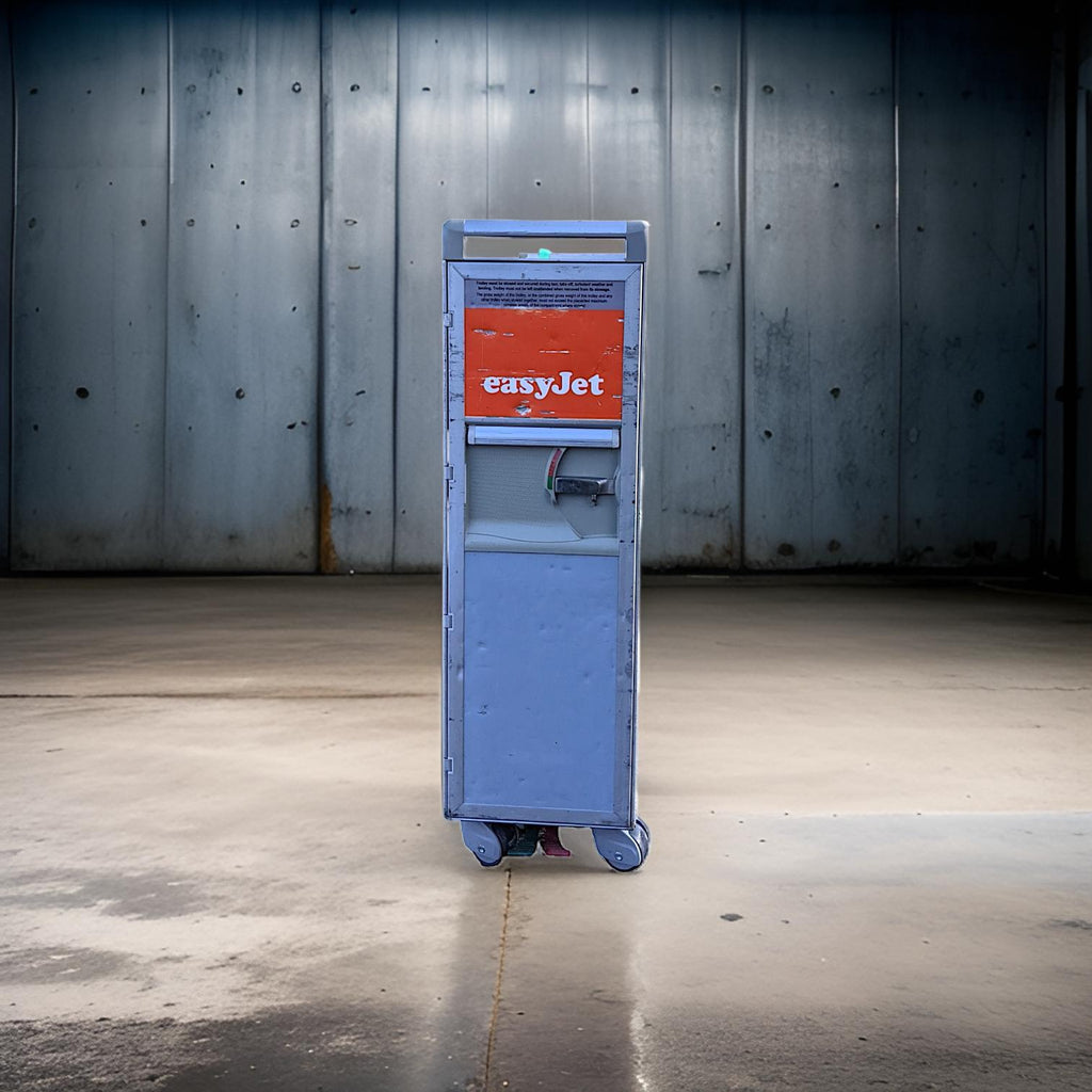 Easyjet Airways G-EZAB Airbus A319 A320 Half Size Meal Cart Trolley Food Galley Box Airline Plane Box Atlas Storage Side Table Handmade Rare