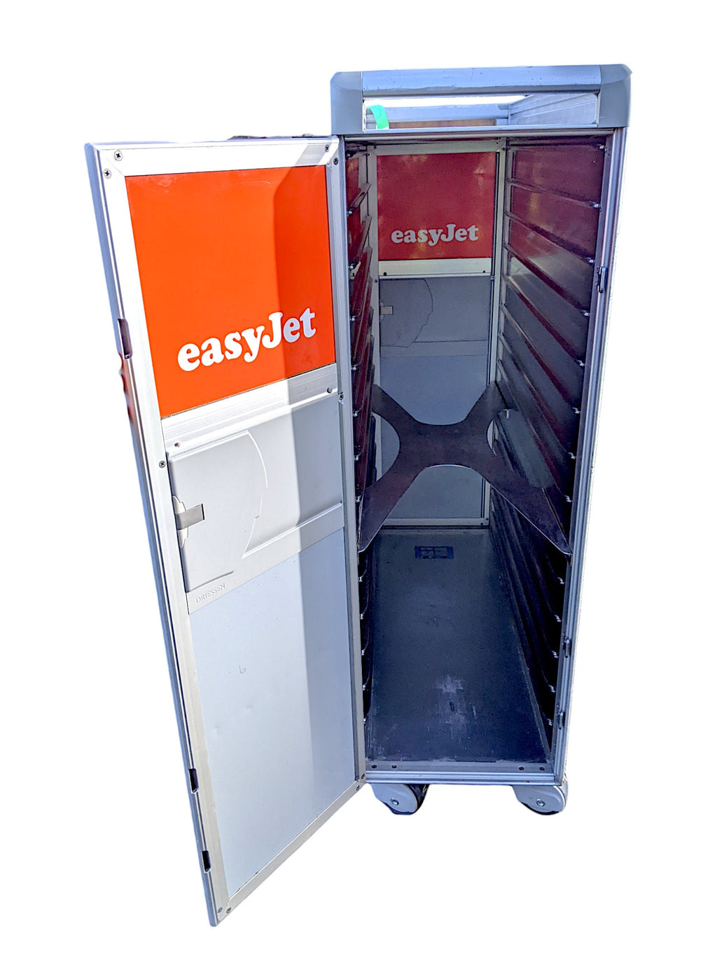 Easyjet Airways G-EZAB Airbus A319 A320 Half Size Meal Cart Trolley Food Galley Box Airline Plane Box Atlas Storage Side Table Handmade Rare