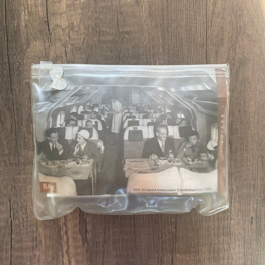 BEA British European Airways Amenity Kit Toiletry Set Rare Boeing Collectible Airbus memorabilia