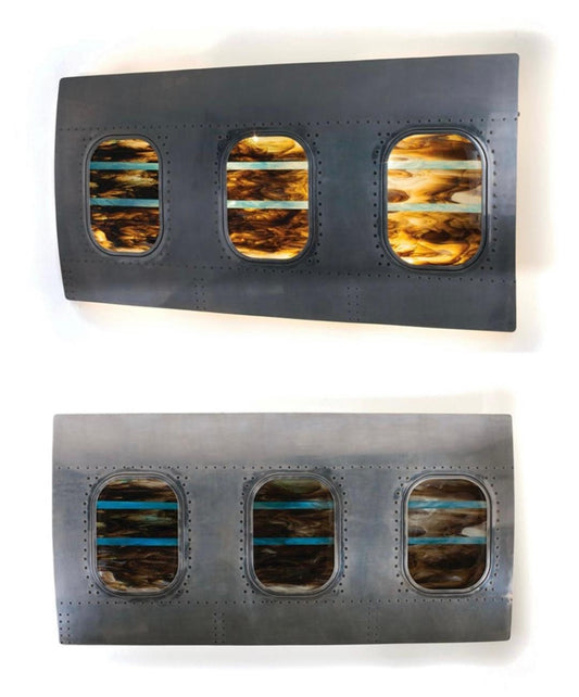 Boeing 737 Triple Fuselage Cut Airline Aviation Upcycle Boeing Gift Plane Aircraft Aviator