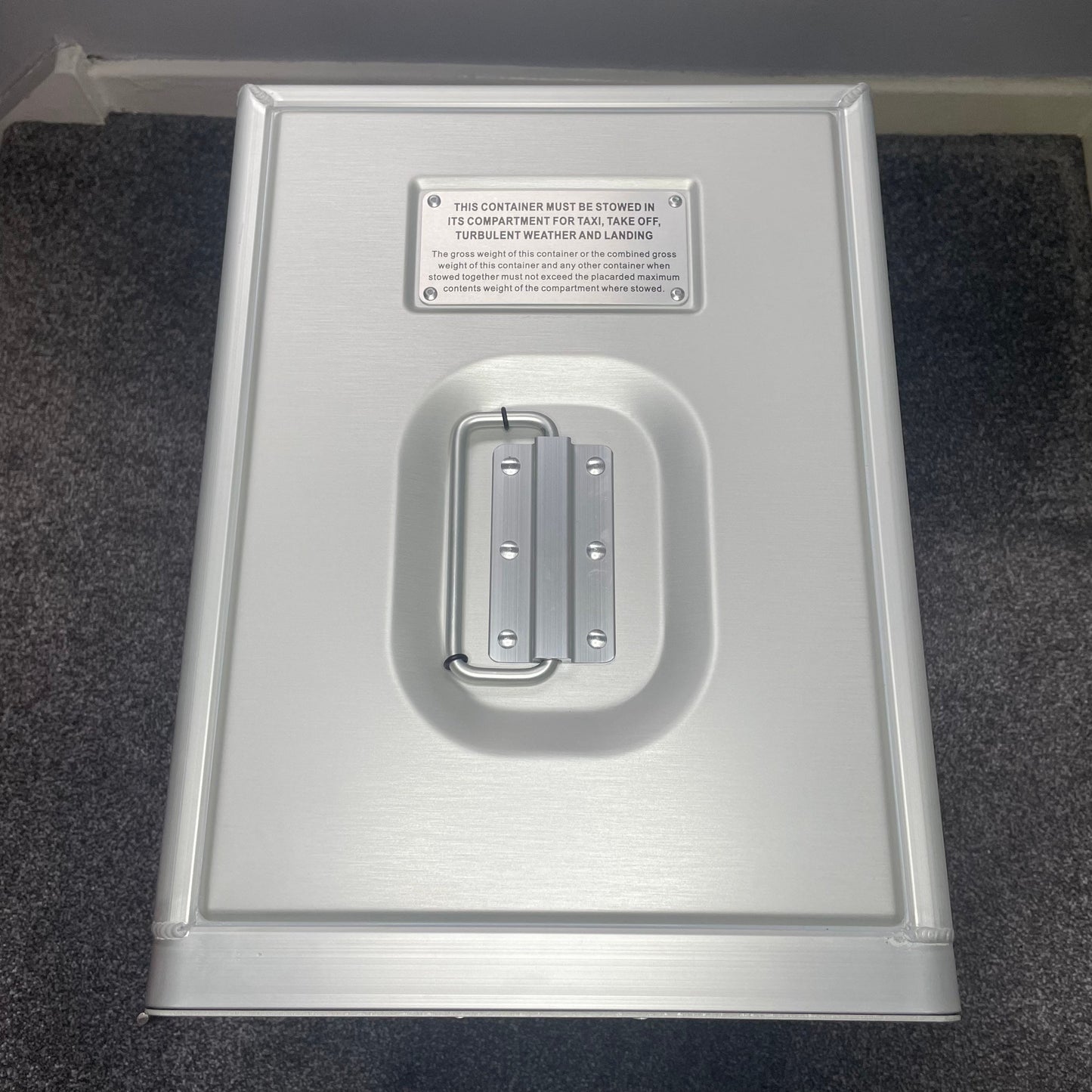 Brand new Galley Box Airline Plane Box Atlas Storage Side Table Handmade With 2 Plastic Airline Drawers