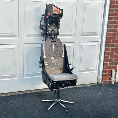 Martin Baker Mk4 Ejection Seat Port Side Desk Chair Bac Strikemaster RAF Cockpit First Officer Upcycled Office Desk Chair Captain Officer