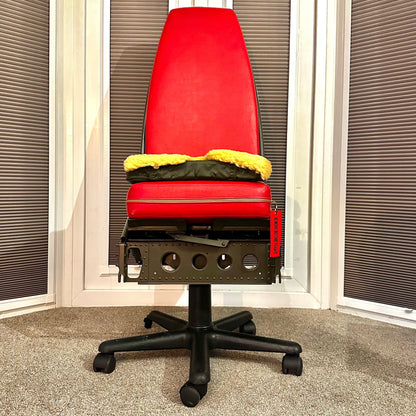 Westland Lynx Helicopter Army Pilot Seat Desk Chair Cockpit First Officer Upcycled Office Desk Chair Captain Officer