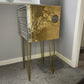 Etihad Ex Easyjet Gold Leaf Galley Box Airline Plane Box Atlas Storage Side Table Handmade Extremely Rare