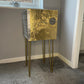 Etihad Ex Easyjet Gold Leaf Galley Box Airline Plane Box Atlas Storage Side Table Handmade Extremely Rare