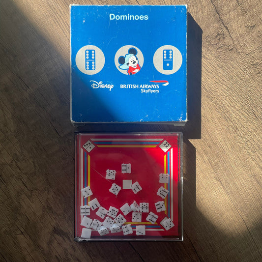 British Airways Mickey Mouse Skyflyers Disney Travel Game Souvenir Dominoes Airbus Boeing