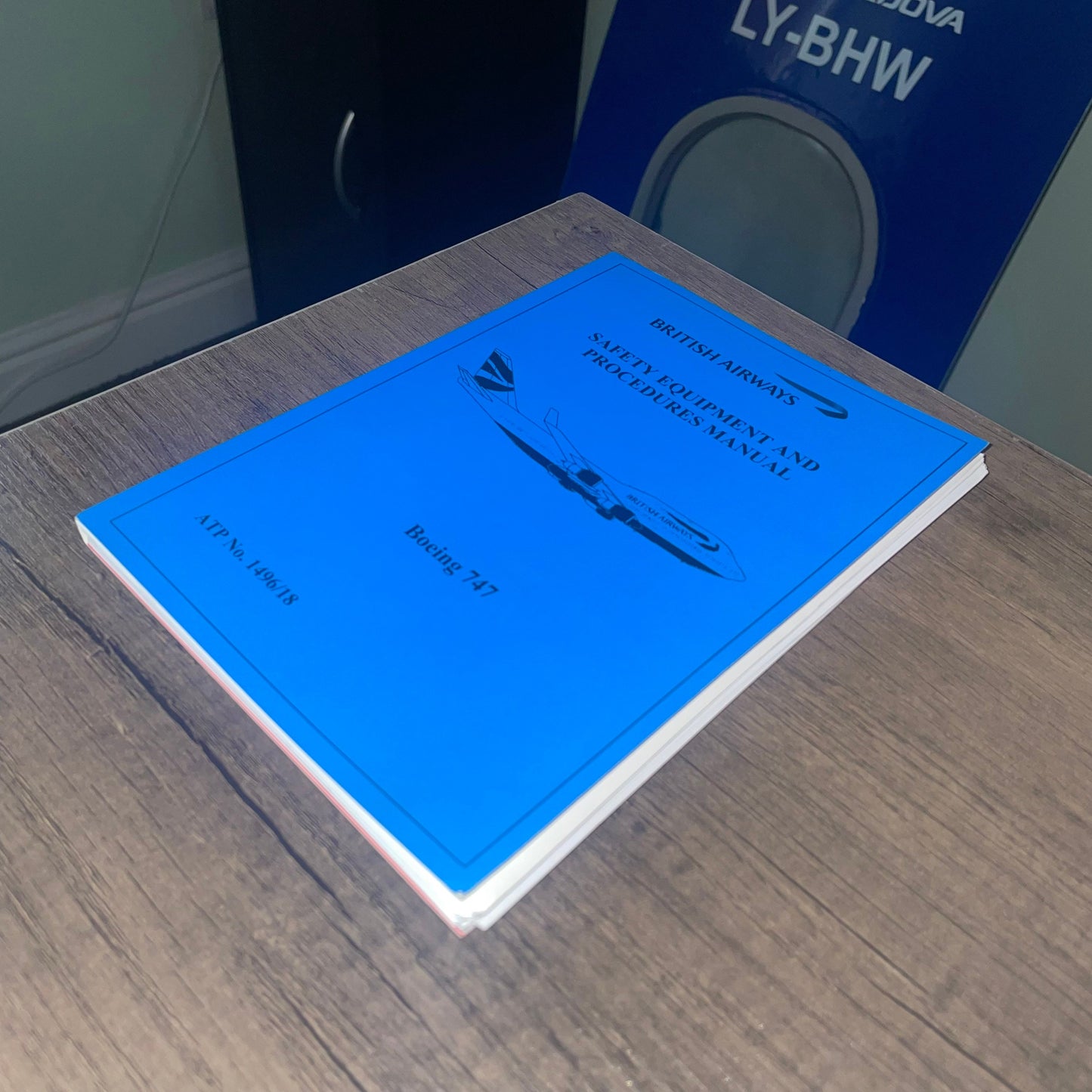 British Airways Boeing 747 Safety Equipment Manual Revision 3 May 2009 Engineering Training Rare Boeing Collectible Airbus