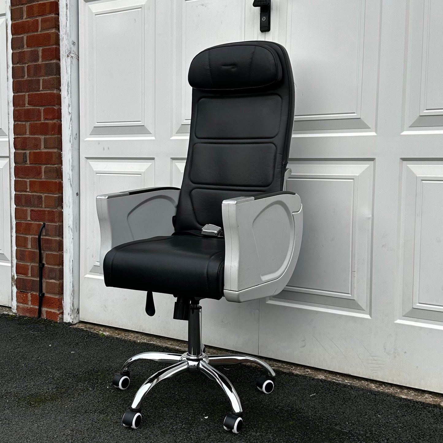British Airways Premium Economy Club Europe Upcycled Office Desk Chair Speedbird concorde