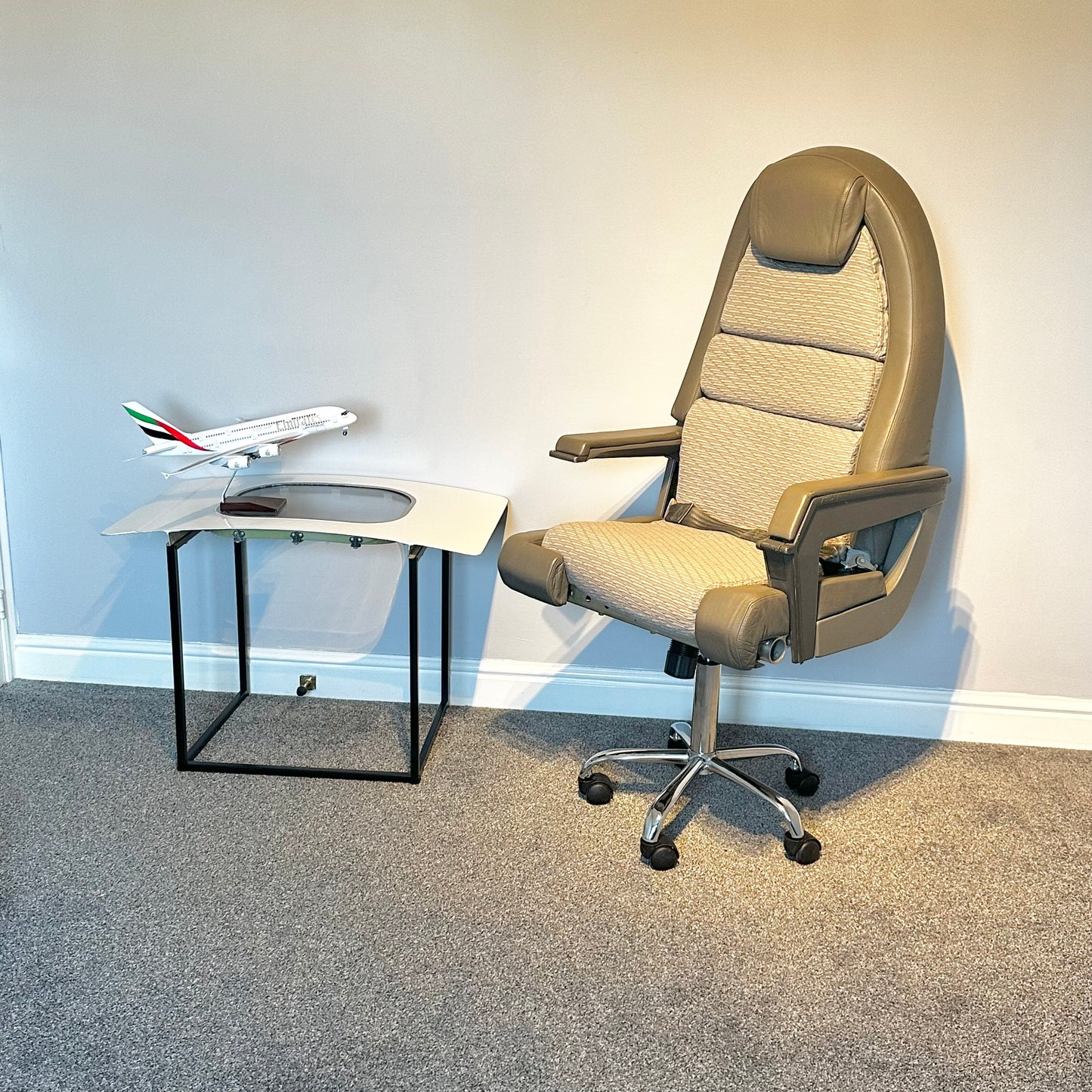 British Airways Concorde Upcycled Office Desk Chair